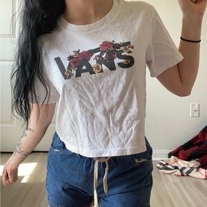 Vans Women's White Graphic Tee